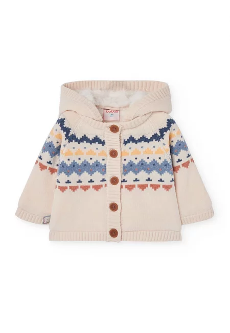 Жилетка с копчета и качулка