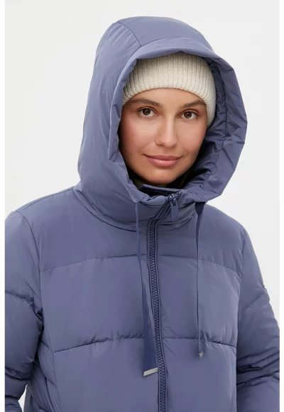 Зимно пухено яке с качулка