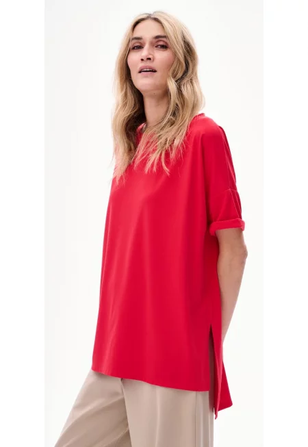 Блуза Ренци с кръгло деколте