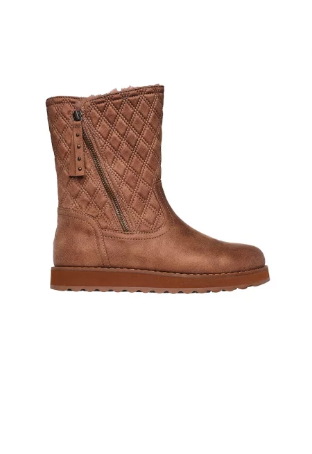 Боти Modern Comfort от еко кожа - Карамел