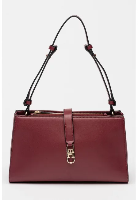 Чанта през рамо Libre от еко кожа - Тъмновиолетов