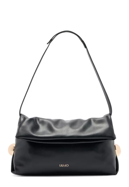 Чанта за рамо от еко кожа с капаче