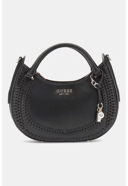 Чанта за рамо от еко кожа с висулки