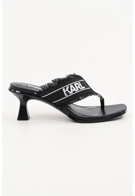 Чехли с незавършени детайли - Бял/Черен