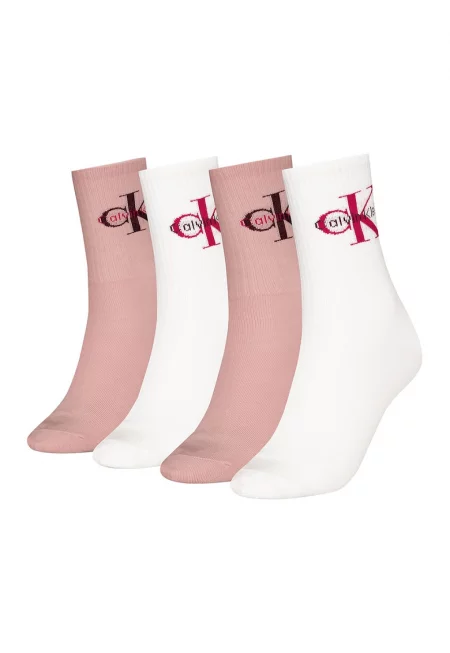Чорапи с памук с лого - 4 чифта