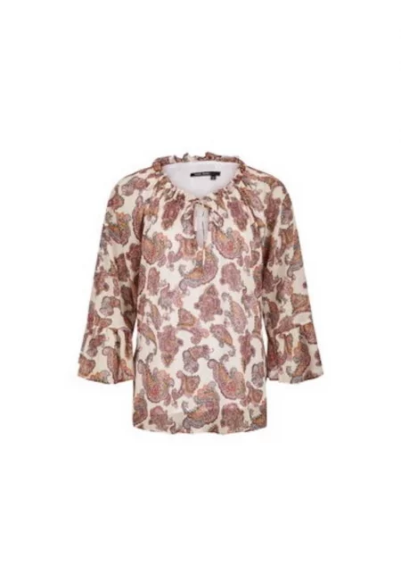 Дамска блуза -  303030285 - Полиестер - Многоцветен