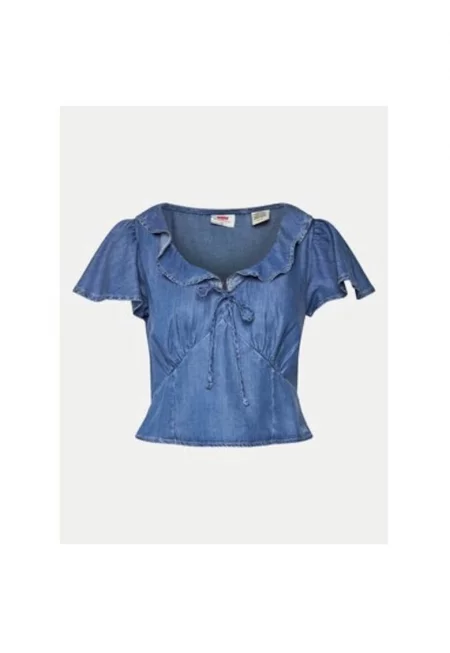 Дамска блуза -  303866716 - Лиосел - Синя - Син