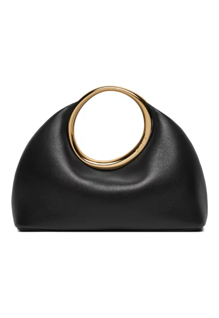 Дамска чанта  241BA395-3171 - Естествена кожа - Черна