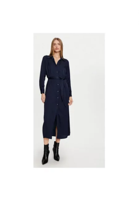 Дамска рокля -  304907418 - Вискоза - Син - Син