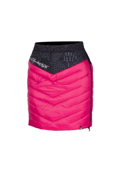 Дамска скиорска пола Primaloft® Podkova - Черен/Cherry