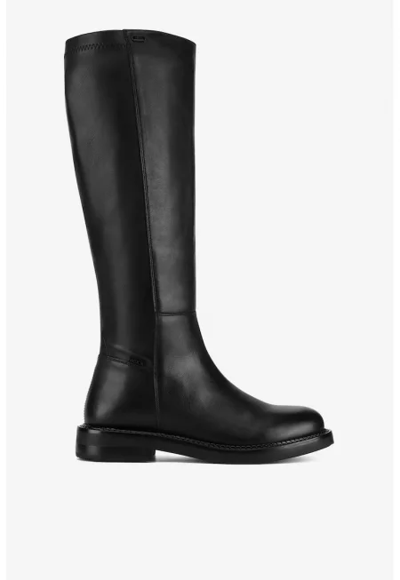 Дамски ботуши  5905588997115 - Естествена кожа - Черен