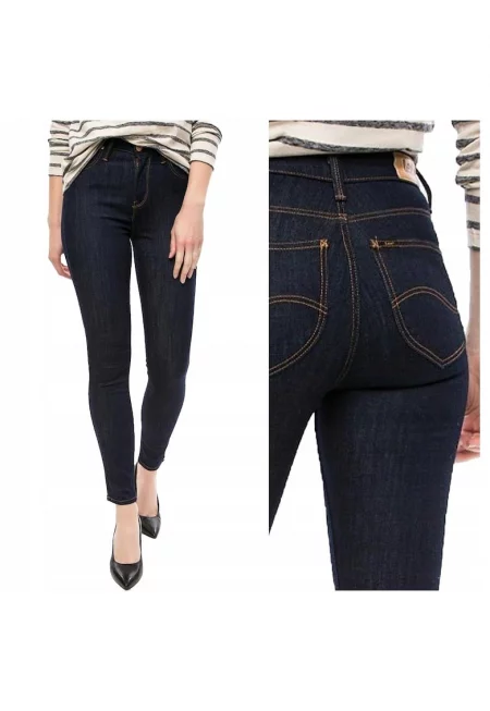 Дамски дънки -  Scarlett High - 7533-43 - Памучни - Дълги - Petite - Дънкови - W25-L33 US - Черни