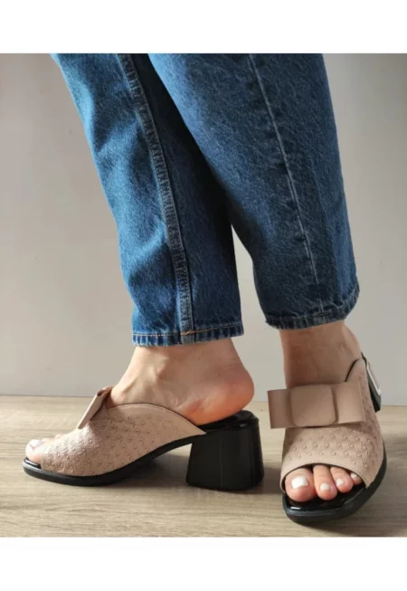 Дамски Ежедневни Сабо  9506-05-138 Розов Нюд - Розов