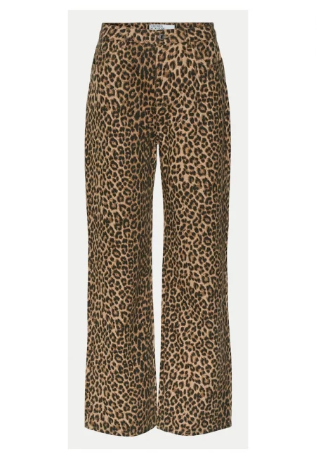 Дамски панталон  10330128 - Памук - Кафяв - Кафяв