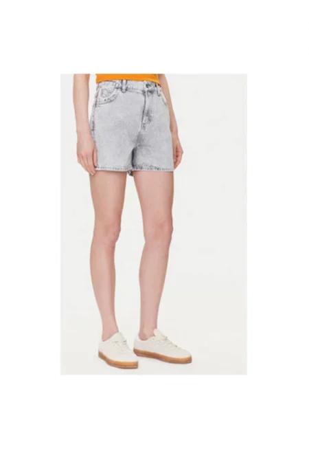 Дамски шорти  1016558 - Дънкови - Памук - Сив - Сив