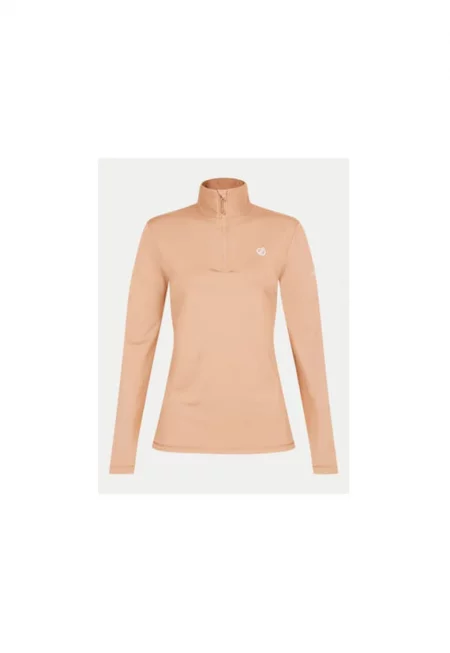 Дамски термо суитшърт -  304335846 - Полиестер - Бежов