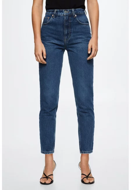 Дънки Mom с висока талия