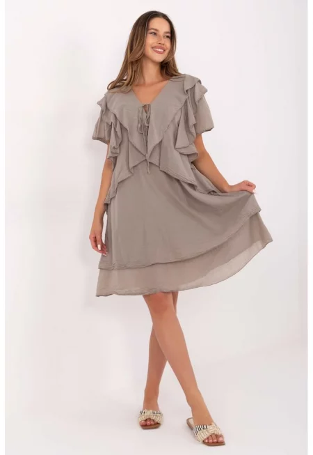 Dress With Ruffles