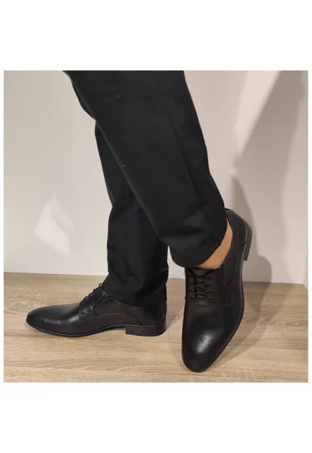 Елегантни мъжки обувки  Черен