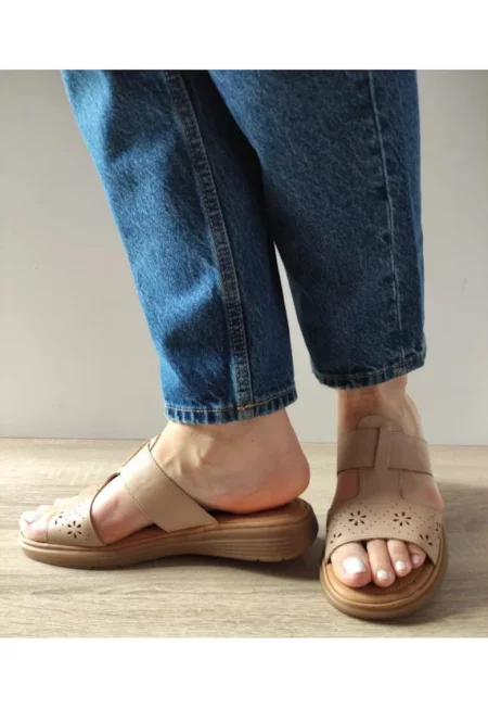 Ежедневни сабо дамски  33179 Бежов - Бежов - Бежов