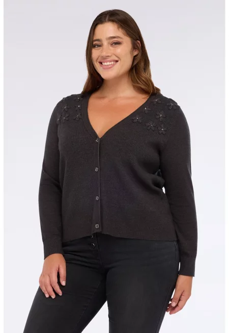 Фино плетена шпиц жилетка