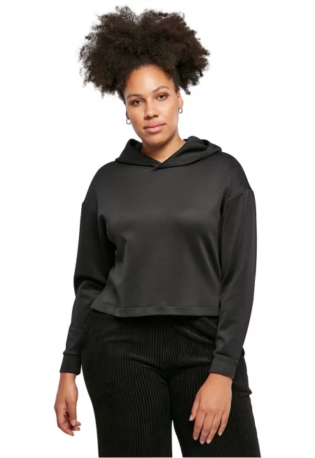 Худи с дълги ръкави - Черен