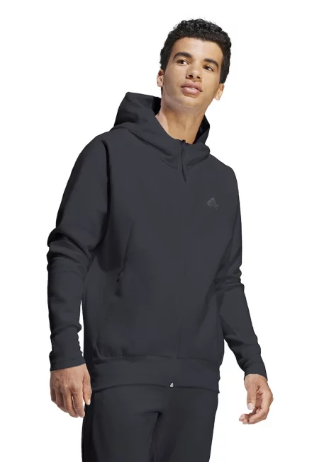 Худи Z.N.E с цип и реглан ръкави