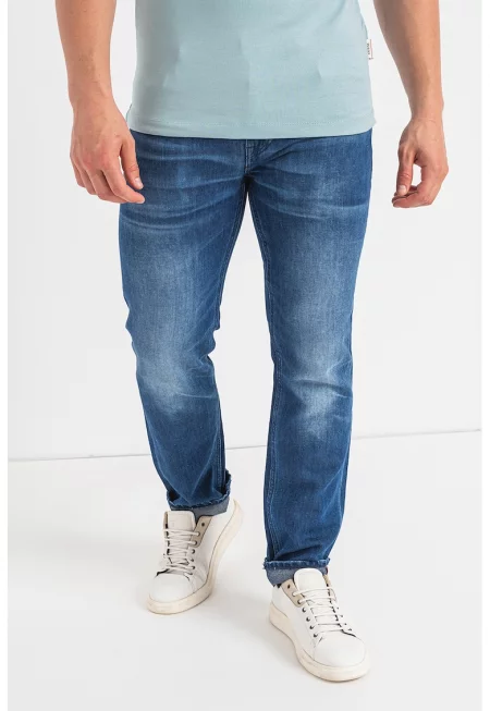 JEANS - Дънки по тялото със захабен ефект