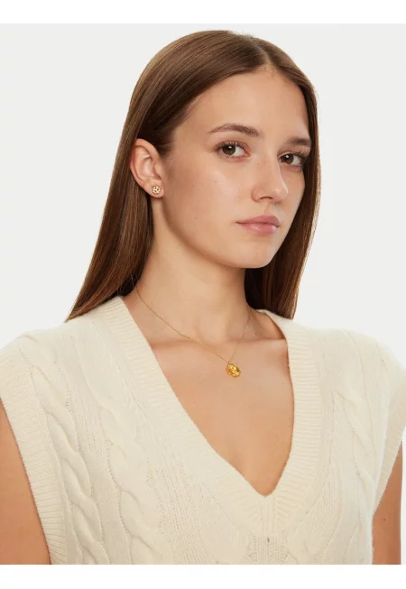 Колие дамско -  златисто - универсално