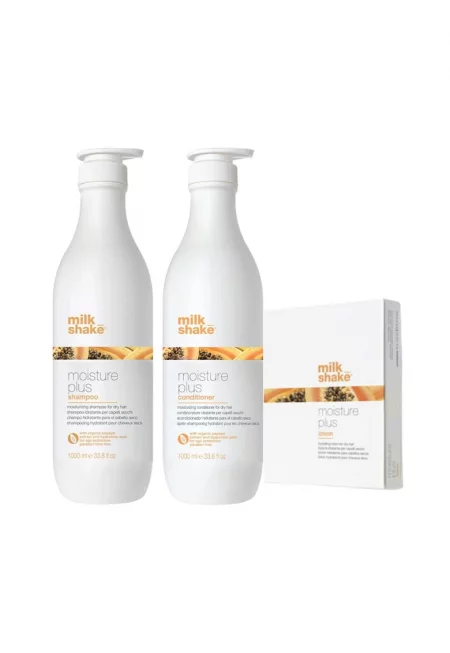 Комплект за интензивна хидратация  Moisture Plus Шампоан 1000 мл - Балсам 1000 мл - Лосион 6x12 мл