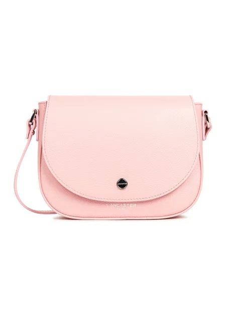 Кожена чанта през рамо Bao - Розово