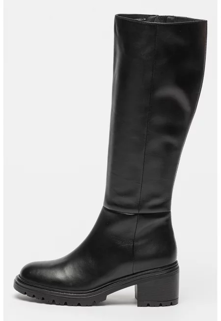 Кожени ботуши до коляното Damiana