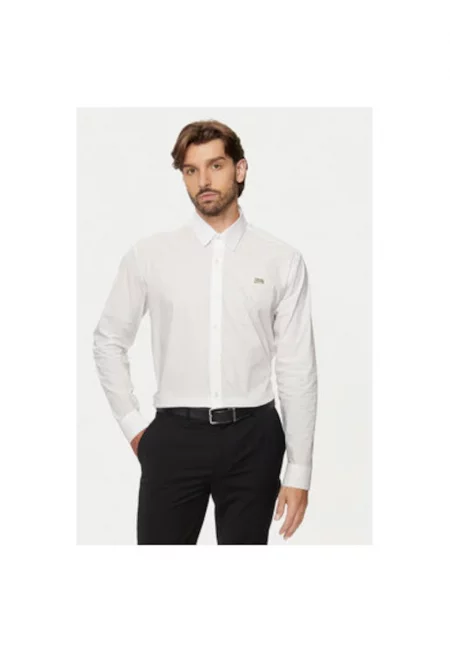 Мъжка риза -  304305542 - Памук - Бяла