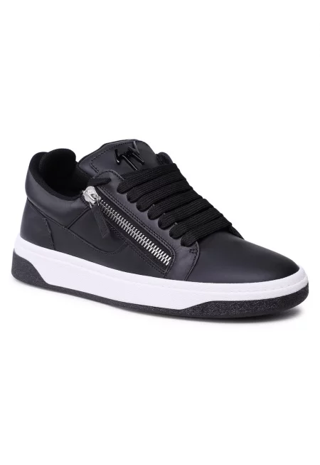 Мъжки кецове - Джузепе Заноти - естествена кожа - черен