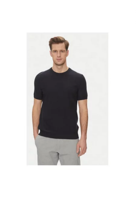 Мъжки пуловер Joop Jeans - 10019220 30045813 - памук - тъмносин - Тъмносин