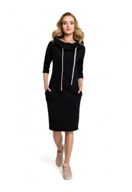 Миди рокля -  Ежедневна - памук/полиестер