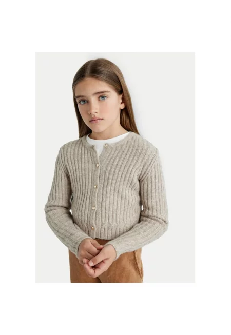 Момичешки кардиган -  304297588 - Акрил/Полиамид - 164 см - Бежов
