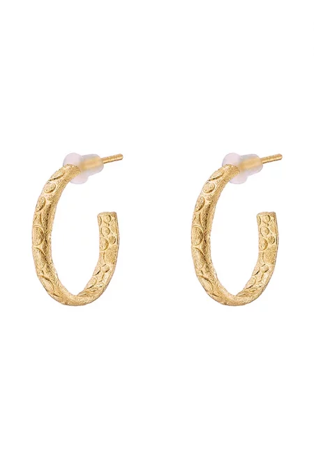 Обеци с 18K злато