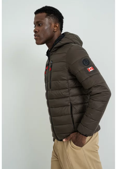 Олекотено яке Alaricana с качулка - Папратово зелено