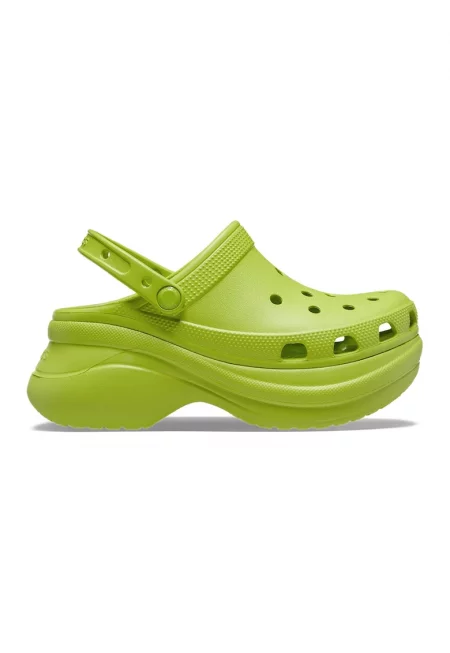 Полускосен крокс с отворена пета - Лайм зелено