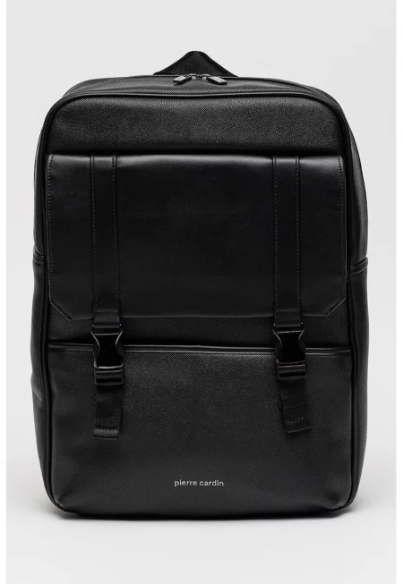 Раница от еко кожа - Черен