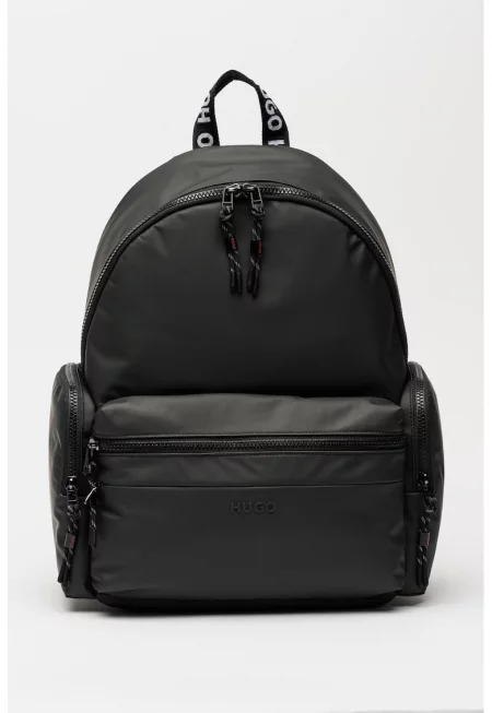 Раница Wanner с джобове с цип - Избеляло черно