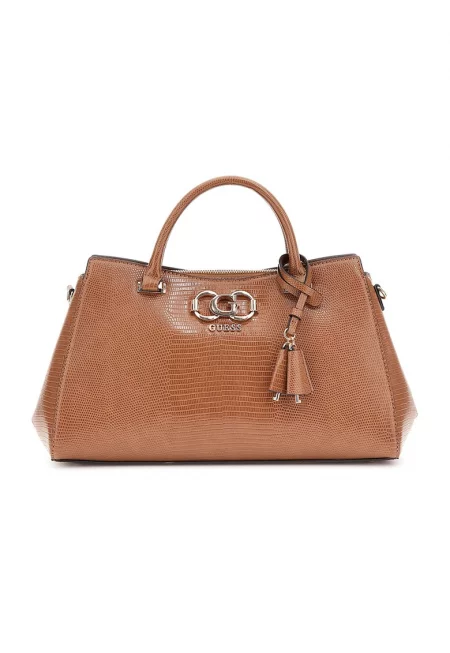 Релефна чанта за рамо от еко кожа