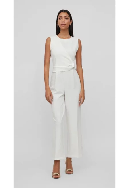 Рокля -  4925 - Полиестер - Бяла