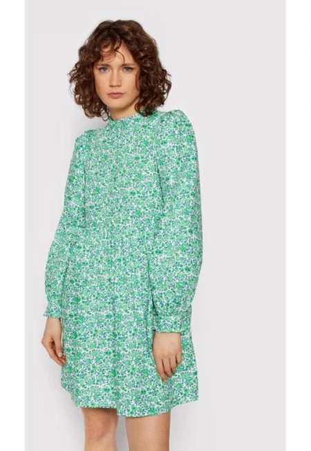 Рокля - Вила - 74849 - Памук - Зелено