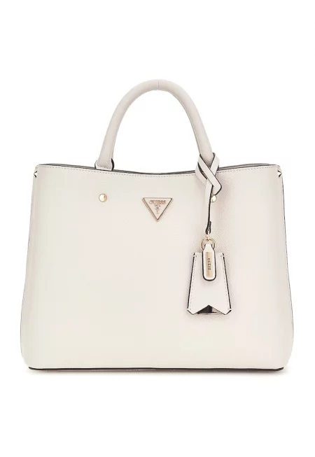 Шопинг чанта от еко кожа с отделящ се аксесоар с лого