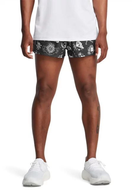 Шорти We Run за бягане - Бял/Черен