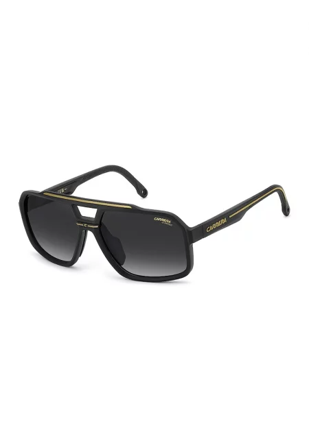 Слънчеви очила Aviator с лого - Черен