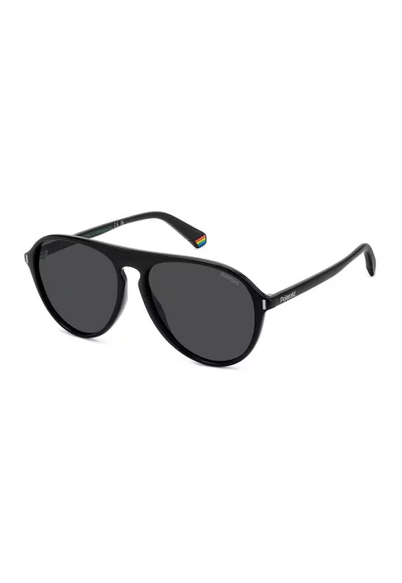 Слънчеви очила Aviator с поляризация - Черен