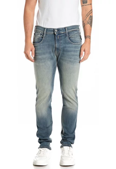 Слим дънки Hyperflex - Светлосин